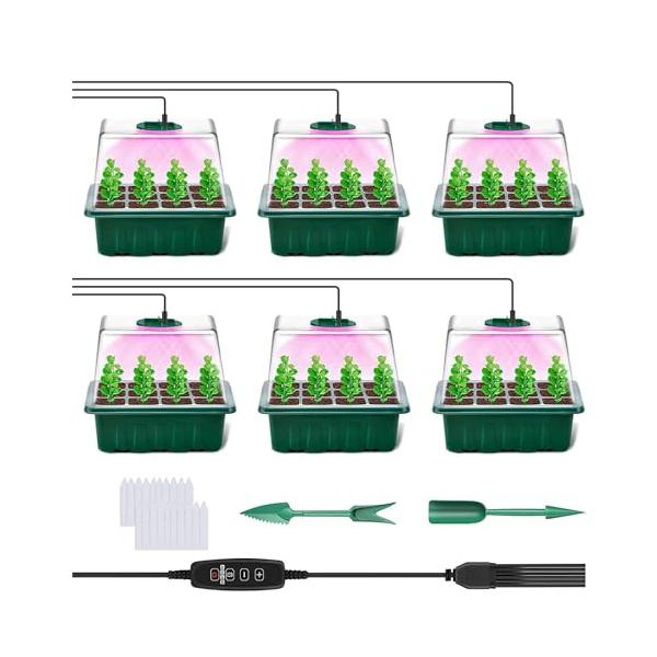 シンプル透明/-/-・??植物育成ライト付き当社の育苗箱には、植物成長ランプが搭載されており、光質、光強度、光周期を制御するために、種子の発芽、開花および植物成長を常に最適な成長環境にします。ライトは、太陽光のフルスペクトルのように機能しま...