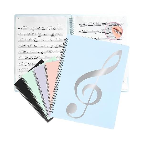 楽譜用アイスブルー/A4/-・Color:アイスブルー・パッケージ個数:1・サッと入れるだけファイルを３点のポケットに挟むだけで、しっかり留まります・書き込み可能ファイルに挟んだまま、練習＆レッスンでポイントを書き込める・リング式でしっかり...