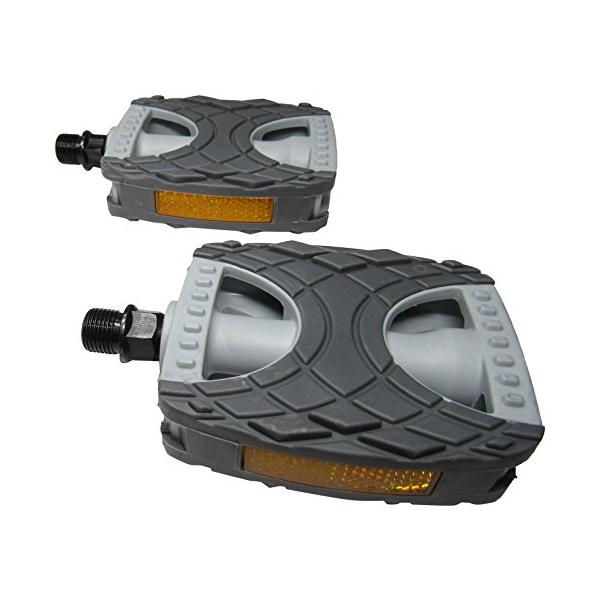 ブリヂストンオリジナルペダルグレー/中/4600171GR・Color:グレー・パッケージ個数:1・BRIDGESTONEブリヂストン ノンスリップペダル GR（グレー） SQ07.A P4418 4600171GR●ブリヂストンオリジナル...