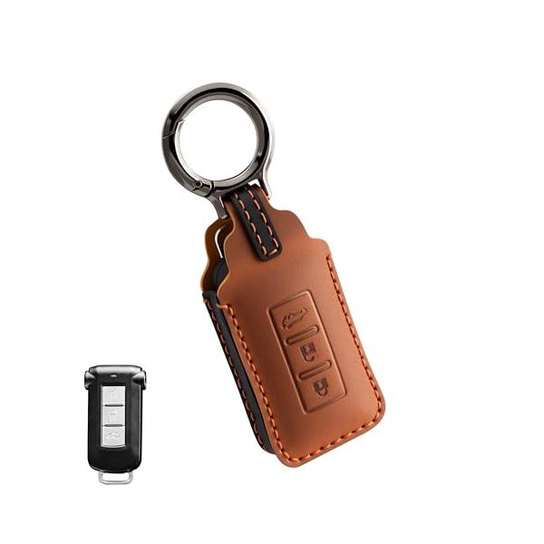 PIMOHI デリカ D:5 キーケース 本革 キーホルダー 三菱に適応 スマート