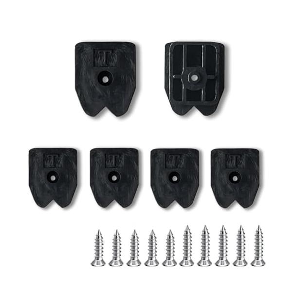 ブラック/-/-・商品仕様サイズ：27mm x 21mm 　入り数：5個　付属ネジ二種類：M3.5，L=10*5個　　M3，L=12*5個・材質ホルダーは良質なABS樹脂で作られており、長持ちします。・注意事項(1)インパクトドライバーなど...