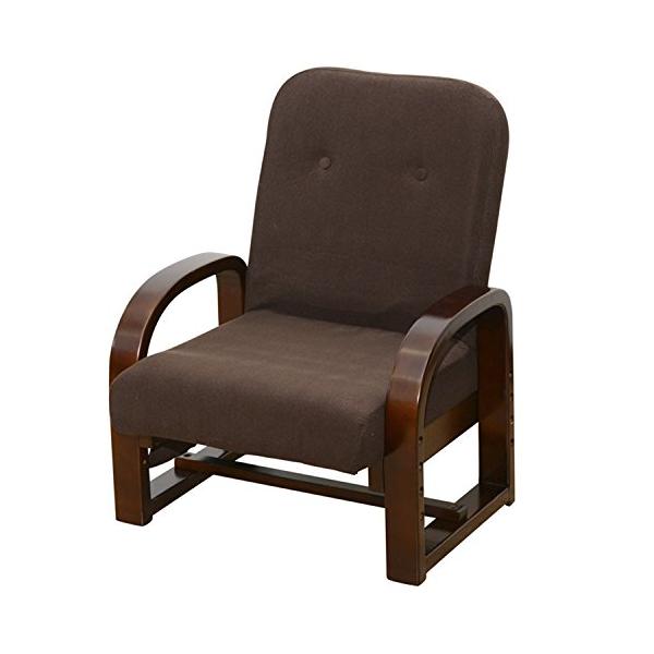 山善YAMAZEN 座椅子 コンパクト 座敷用椅子 高座椅子 高さ調節