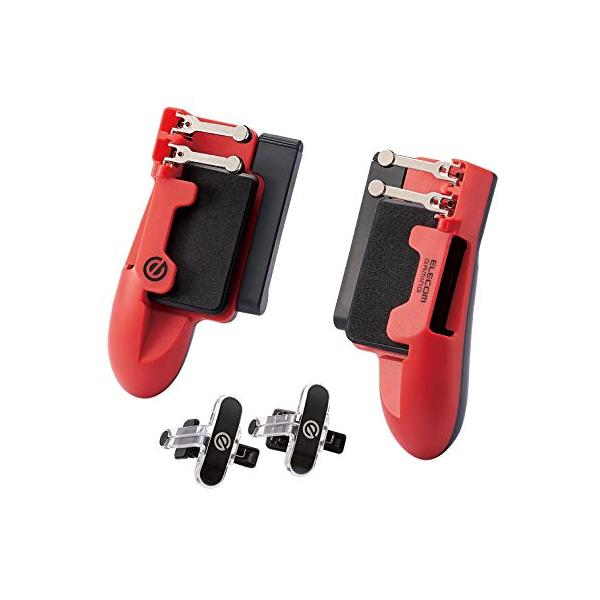 グリップ / 6ボタンエレコムゲーミング/6ボタン/P-GMGT6B01RD・Color:エレコムゲーミングStyle:グリップ / 6ボタン・パッケージ個数:1・詳しくは商品の仕様商品の説明をご確認ください。・大画面タブレットに装着し、猛...