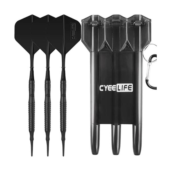 CyeeLife 90% 16g タングステンの専門ダーツ+ダーツケース+