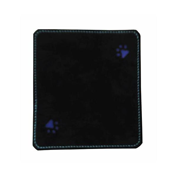 ボウリングタオル 両面レザークロスコンパクト オイル除去 シャミー ブラック／パープル