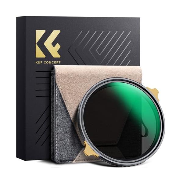 K＆F Concept NDフィルター ND2-32 77mm 1-5段階減光 真鍮製 フレアやゴースト防止 色かぶり無し 36層ナノコーティング 撥水防汚 キズ防止 K&F Concept NDフィルター ND2-32 67mm 1-5段階減光 真鍮製 フレアや