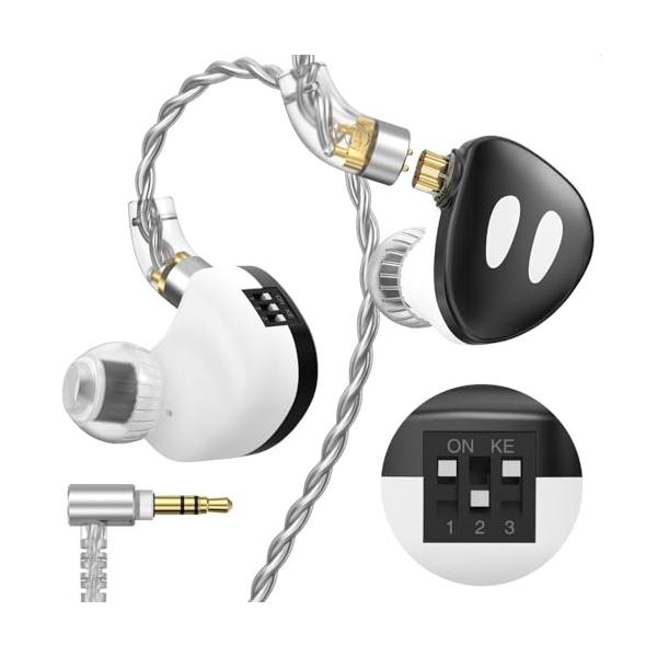 TRN ORCA イヤモニ カナル型 有線イヤホン チューニング可能 1DD