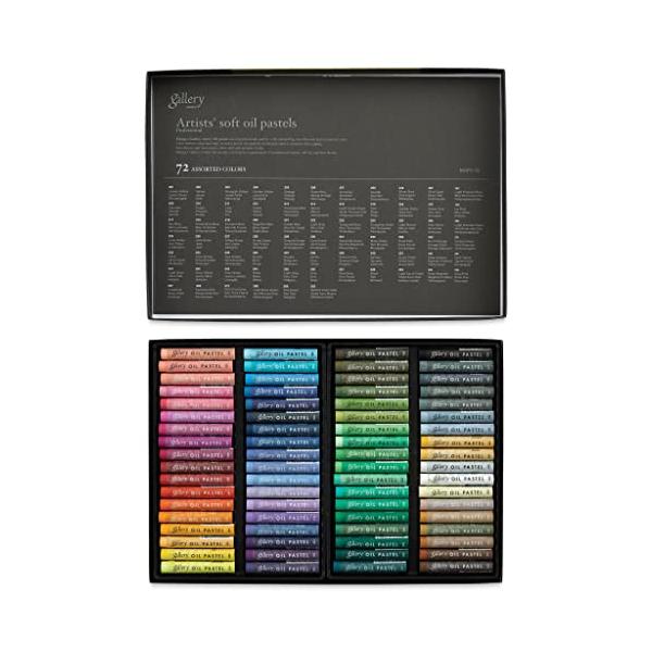 7272 色/72 Count Pack of 1/MOPV-72・パッケージ個数:1・ソフトオイルパステルセット - 72色詰め合わせ。・サイズ: 2.75インチ×0.43インチ、ラウンドタイプ。・豊かな色と滑らかな一貫性を実現する最高品...