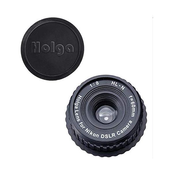 -/-/HLNBC・パッケージ個数:1・ニコンFマウント仕様（ブラックコーナーエフェクター搭載）・重さ：25g・焦点距離：60mm・絞り：F-8固定・レンズキャップ付き（前後各1個）