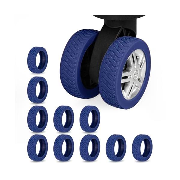 New Trip 10個セット キャスターカバー スーツケース タイヤカバー