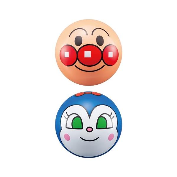 アンパンマン・コキンちゃんオレンジ&amp;ブルー/-/-・Color:オレンジ&amp;ブルーStyle:アンパンマン・コキンちゃん・アンパンマンとコキンちゃんの顔がデザインされたボールです。・Cやなせたかし/フレーベル館・TMS・NTV