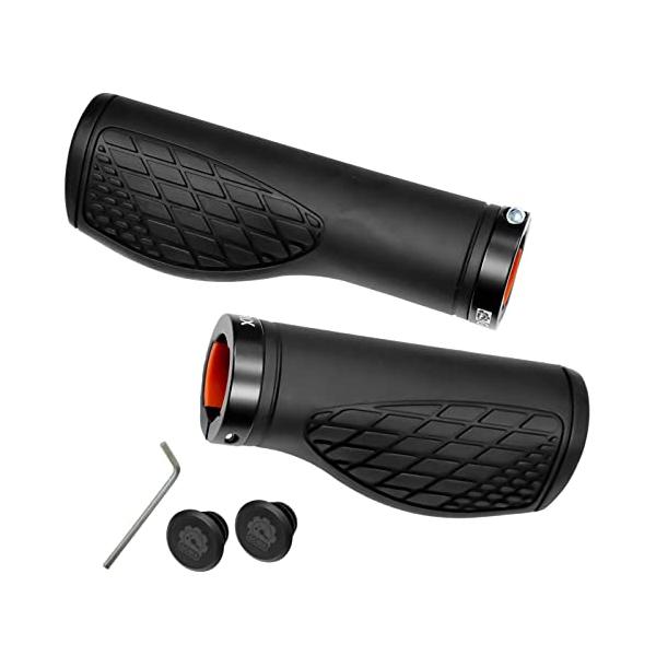 他サイト： GORIX ゴリックス 自転車グリップ GX-AGOOグリップ 自転車 ショート グリップクロスバイク・mtb・ミニベロなど自転車 128mm+の商品画像