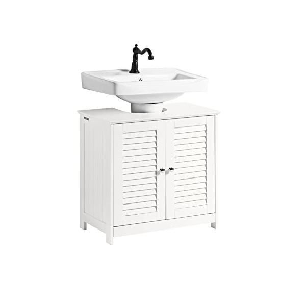 SoBuy 洗面台 洗面化粧台 洗面所収納キャビネット 幅60*奥行35*高さ