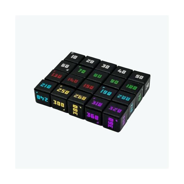 【数量限定セール】オリジナル メタル ダメカンダイス グリーン CRAFT CROWN 木製カウントダイス 彩 -SAI- 黒 ダイスタイプのダメカン