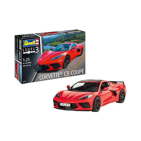 ドイツレベル 1/25 コルベット スティングレイ C8 クーペ