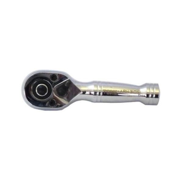 他サイト： トネTONE ショートラチェットハンドルホールドタイプ ARH30S 差込角9.5mm3/8の商品画像