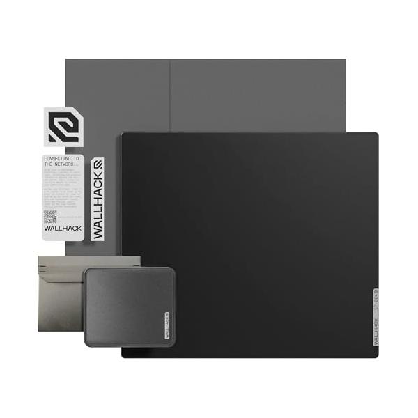 WALLHACK ガラスマウスパッド SP-004 ゲーミングマウスパッド ブラック