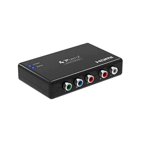 Portta アナログ コンポーネント RGB 入力 to HDMI出力 変換