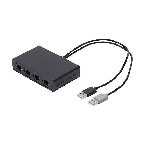 他サイト： CYBER ・ GCコントローラー変換アダプター  SWITCH 用 ブラック - Switchの商品画像