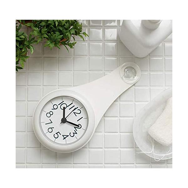 モダンホワイト/-/-・Color:ホワイト・防水時計防水効果の裏蓋に防水ゴム輪を採用し、防水効果抜群です。浴室内で置くこともキッチン内で使用することもできます。防水仕様だが、寿命を伸びるため、水の中に入れないでください。・見やすい文字盤：...