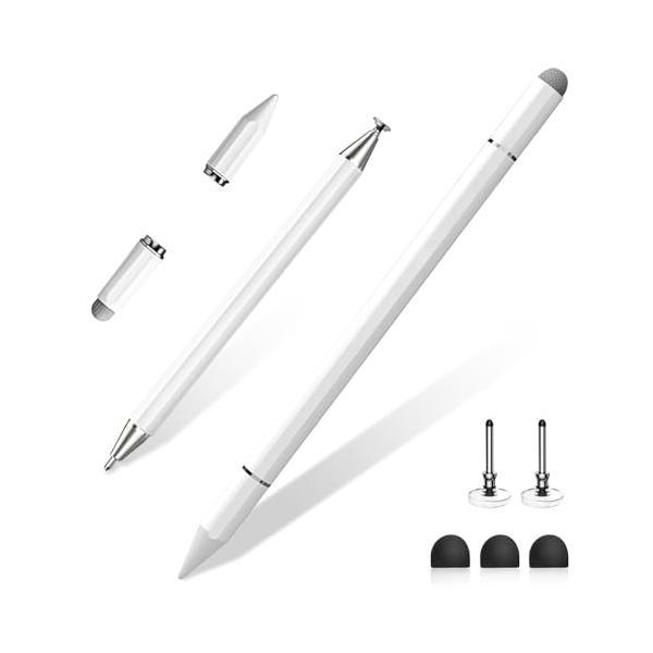 タッチペン 3in1 全機種対応 スタイラスペン 充電不要 磁気キャップ 静