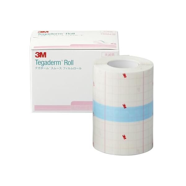 3M テガダーム スムース フィルムロール 10cm幅x12m 1ロール入り 16004JP フィルムドレッシング 防水フィルム