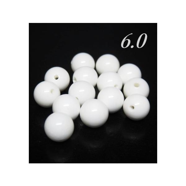 天然石ビーズ ホワイトオニキス 6.0mm 1粒売り ホワイトアゲード 丸玉 ハンドメイド 手作り パーツ アクセサリー 素材 材料