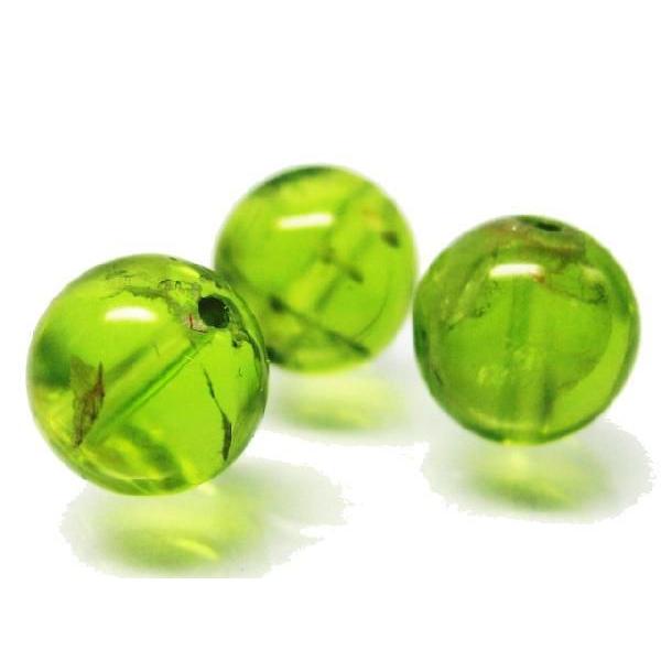 ペリドット AA ８.０mm 1粒売り 天然石ビーズ サービス品