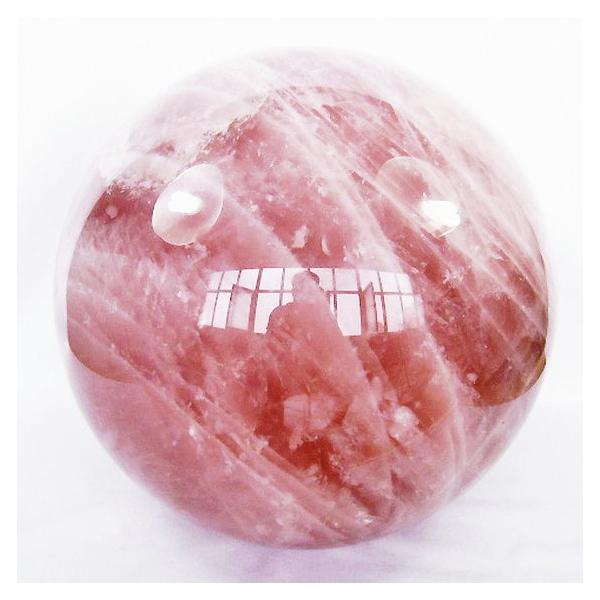 特大 丸玉 ローズクォーツ 丸玉 台付 320mm・47.7kgの魅力