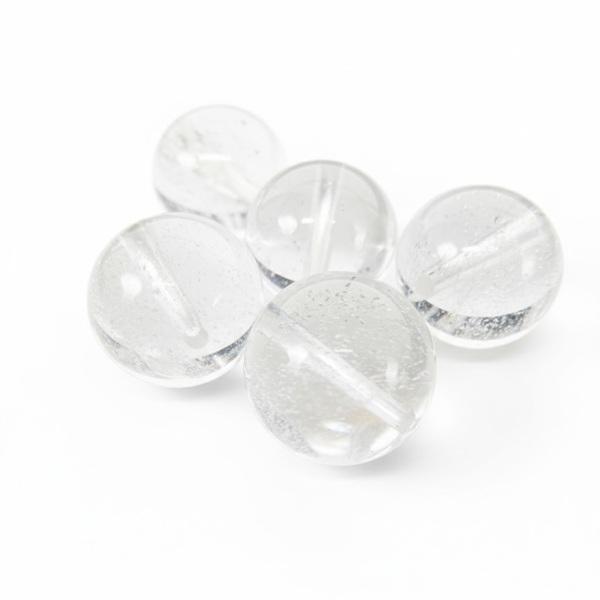 ヒマラヤ水晶 カンチェンジュンガ産 10.0mm 1粒売り 天然石ビーズ 丸玉 ハンドメイド アクセサリーパーツ 材料 パワーストーン