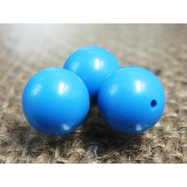 練ビーズ 　 ターゴイズ(トルコ石)　10.0mm玉 　1粒売り