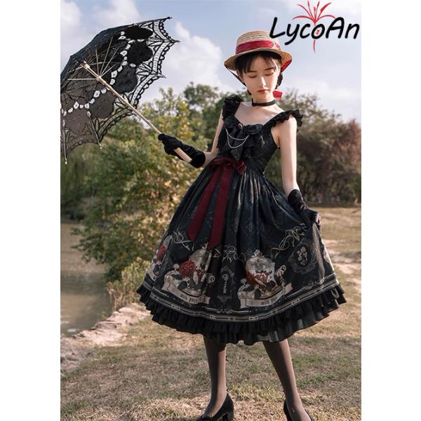LycoAn】「ナイチンゲール＆ローズ」ジャンパースカート /薔薇/バラ