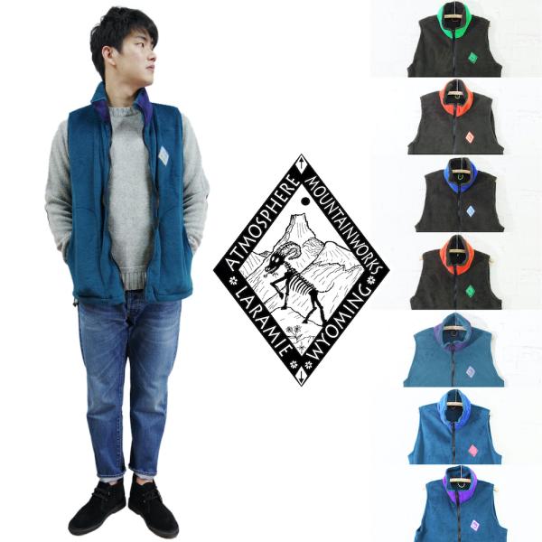 20%OFF Fleece vest ATMOSPHERE MOUNTAIN WORKS メンズ フリースベスト