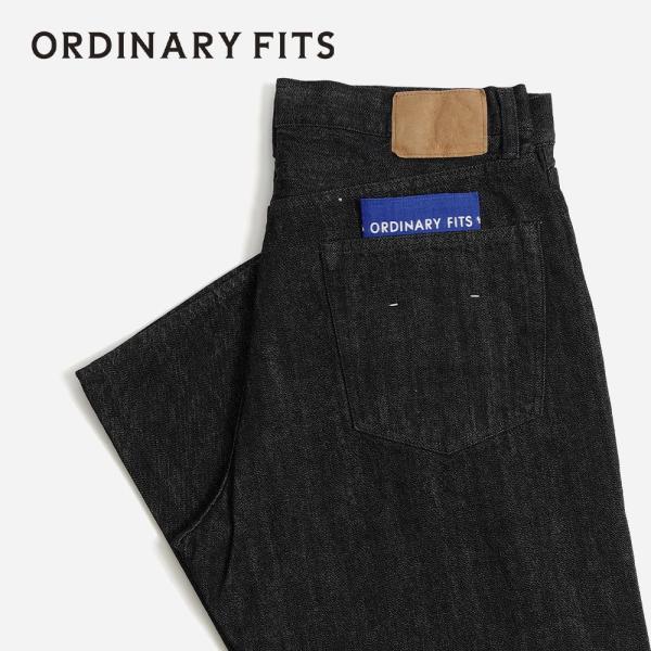 ORDINARY FITS (オーディナリーフィッツ) LIMITED MODEL 5PKT BLACKJEANS 117 TYPE LOOSE ONE WASH 限定モデル 5ポケットブラックジーンズ 117