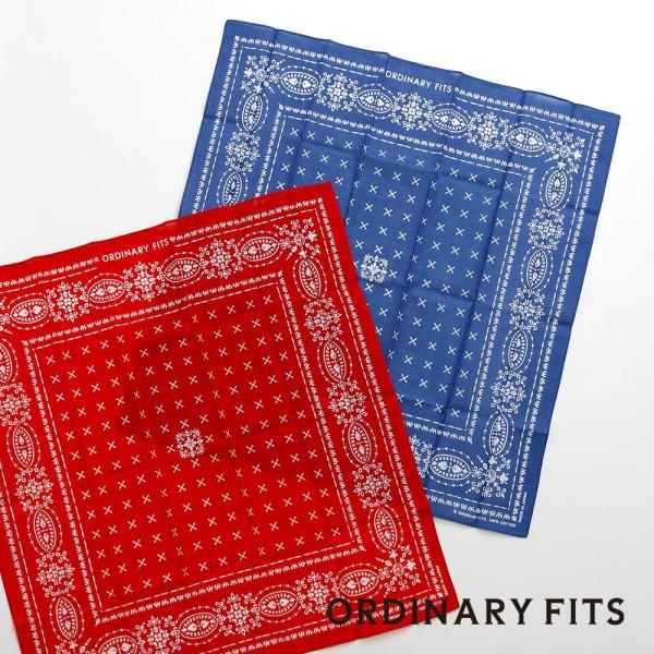 Ordinary fits（オーディナリーフィッツ） ORIGINAL BANDANA COTTON100
