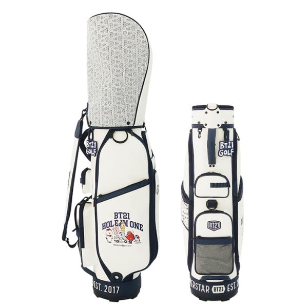 �yBT21 GOLF ���{���㗝�X�z BT21  �r�[�e�B�[�C�V�r�� �w�b�h�J�o�[ HOLE IN ONE  �z�[���C������ �L���f�B�o�b�O �i�z���C�g�jBT21 GOLF �S���t ���i�摜