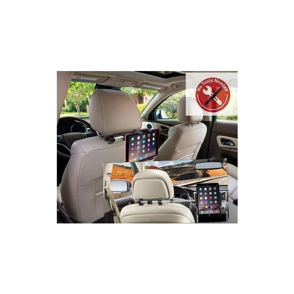 タブレット スマホ ホルダー 後部座席 リアモニター 端末取付 車内で子供を静かにさせるアイテム 4 10インチ対応 授与 取付脱着簡単 工具不要