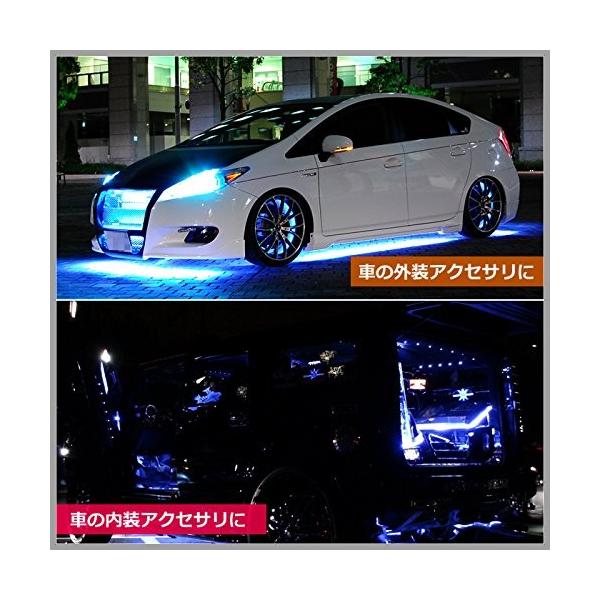 2本入り 高密度 1led M 12v 防水 Led 発光色 電球色 テープライト 15cm 1チップ 初売り 黒ベース