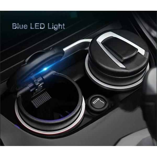 Kokitea 通販 激安 車用 灰皿 センサーイルミアッシュ タフギア Led付 汎用 ブラック フルスペック