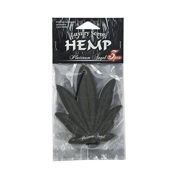 Hemp ルームフレグランス エアフレッシュナー 吊り下げ型 3枚セット 爆買い新作 プラチナムエンジェル 車用芳香剤 Oa Bkh 1 3