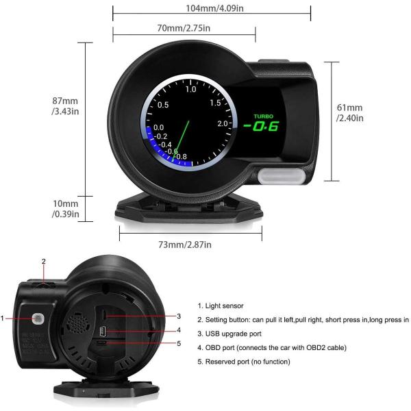 ヘッドアップ ディスプレイ 車用スピードメーター 車載スピードメーター 初回限定 後付け Obd2マルチメーター 車載式故障診断措置 ドライブドクター