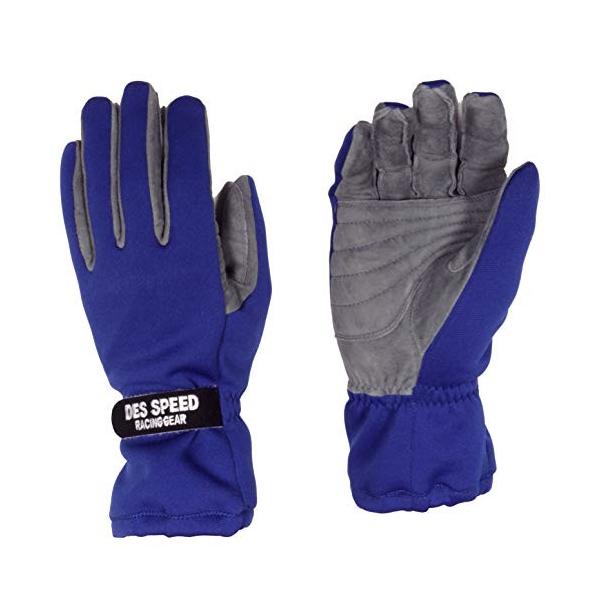 Des Speed ミッドタイプレーシンググローブ ブルー Ll Des617bu Ll
