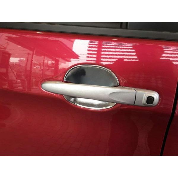 Ruiq トヨタ ルーミー 期間限定で特別価格 M900a M910a 専用 ドアノブの爪キズ防止に T 外装 プロテクター カバー クロームメッキドアハンドル