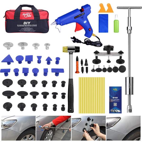 デントリペアツール Superpdr 国内送料無料 車の凹み直し 車板金工具 ドア凹み バイク 凹み修理 車補修 ボディ グルーガン グルースティ タンク