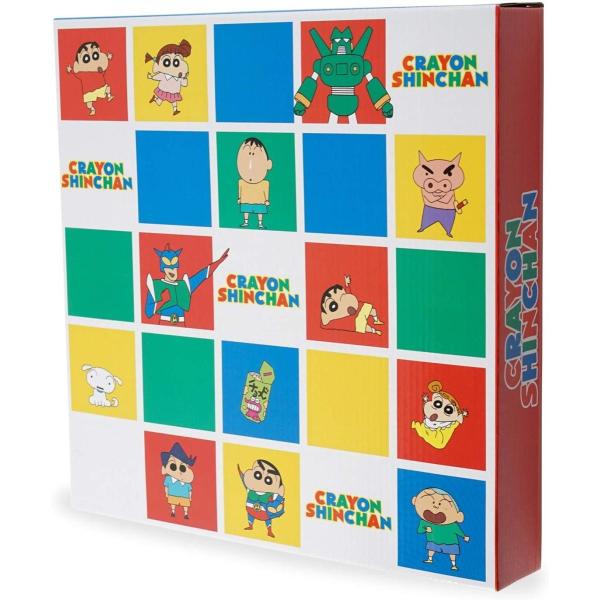 クレヨンしんちゃん 掛け時計 倉庫 アナログ ブルー 連続秒針 立体文字盤