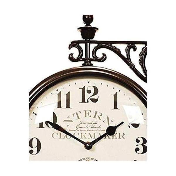 両面電波時計 両面時計 Interior Double Face Wall 電波両面時計 両面壁掛け時計 おしゃれな 贈与 Clock インテリア