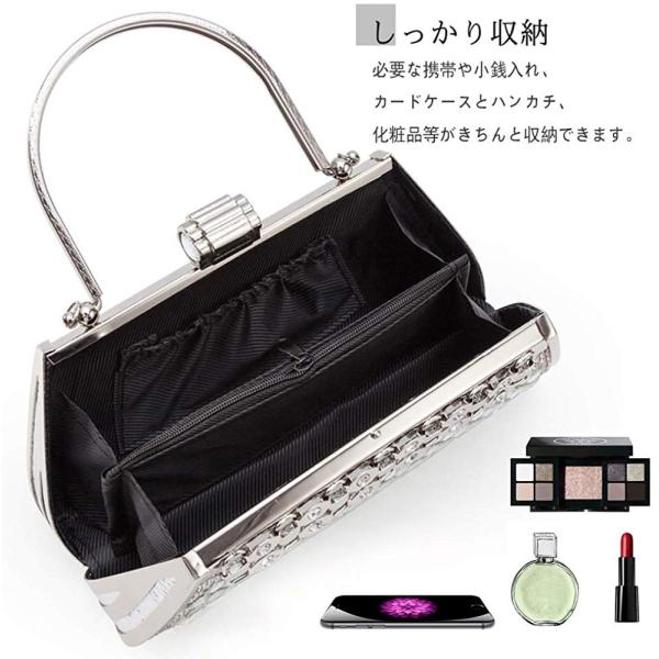 ラッピング シルバーバッグ ハンドバッグ パーティーバッグ レディースバッグ ショルダーバッグ かわいいビジューパーティーバッグ 大人バ クラッチバッグ