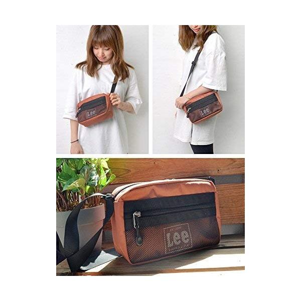 リー Lee ショルダーバッグ メッシュ ロゴ 黒 ショルダー 通勤 ボディバッグ レディース ワンショルダー 通 手数料無料 サコッシュ メンズ