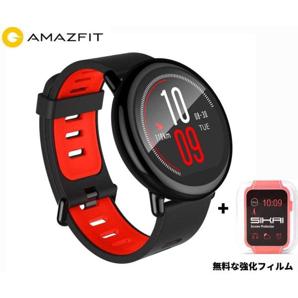 Xiaomi シャオミ Amazfit Pace運動スマートウオッチ 心拍数 Bluetooth音楽再生 ついに再販開始 スボッツのアルミインポート スクリ