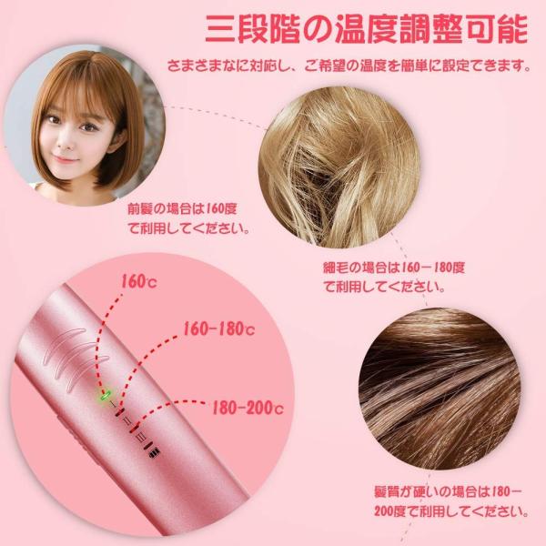 ヘアアイロン ストレートアイロン コードレスヘアアイロン カール 3wayスタイル ミニ Taseraストレート ヘアカーラー 櫛付き 海外 Texascashandpawn Com